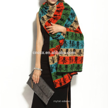 16STC8065 merino wool wrap scarf